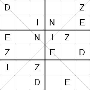 9 DENGIZ-МОРЕ--Sudoku